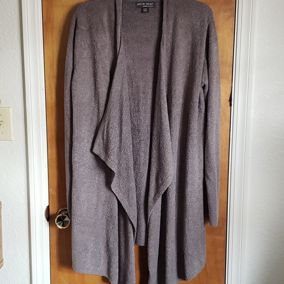 NWOT Barefoot dreams draped/duster cardigan Oatmeal/latte - Picture 1 of 4